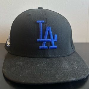 Los Angeles Dodgers black/blue Fitted Hat